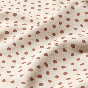 Decostof Half panama losse punten – lichtbruin/cashew, 