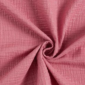 Mousseline/dubbel gehaakte stoffen Fijne glinsterende stippen| by Poppy – oudroze, 