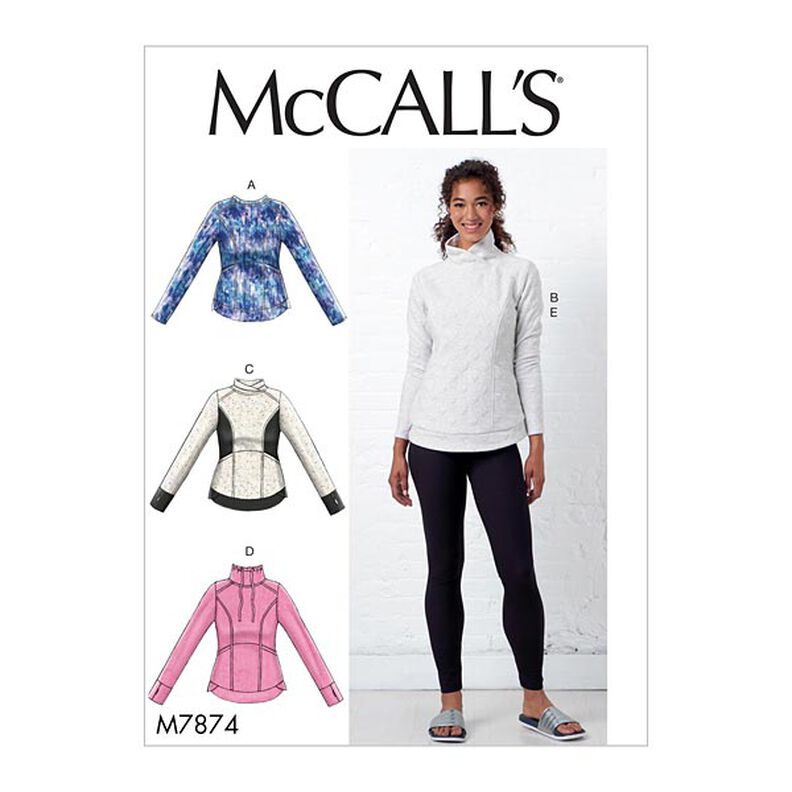 Top Legging, McCalls 7874 | 32 - 40,  image number 1