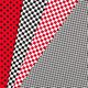 Katoenjersey Schaakbord [9 mm] – zwart/wit,  thumbnail number 7