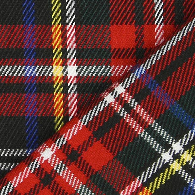 Schotse ruit tartan ruit groot – zwart,  image number 3