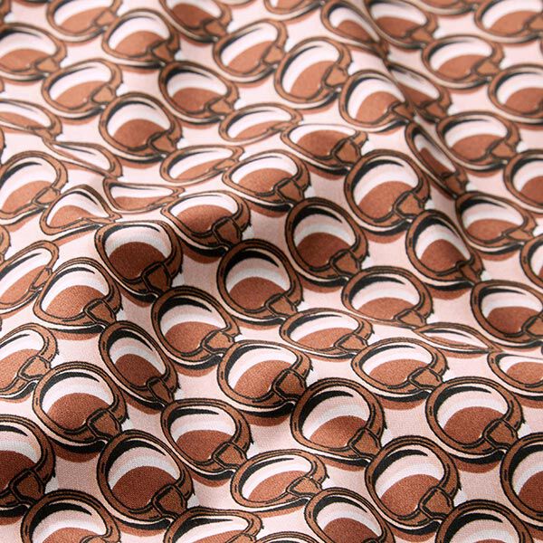 Katoen satijn stretch Sluitringen – roze, image number 2