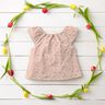 Mousseline/dubbel gehaakte stoffen romantische bloemen – roos,  thumbnail number 6