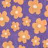 Teddy pluche Bloemen | Poppy Fabrics &ndash; lavendel/perzik,  thumbnail number 1