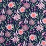 Katoenpopeline grote weidebloemen Digitaal printen | Poppy Fabrics – nachtblauw,  thumbnail number 1