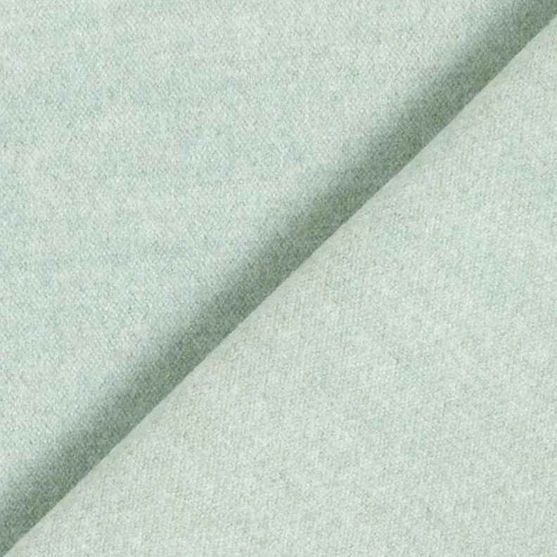 Mantelstof gerecycled polyester melange – pastelgroen,  image number 3