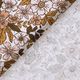 Katoenpopeline Bloemenzee – wit/lichtbruin,  thumbnail number 4