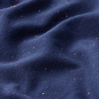Knuffelsweat Kleurrijke spikkels – marineblauw, 