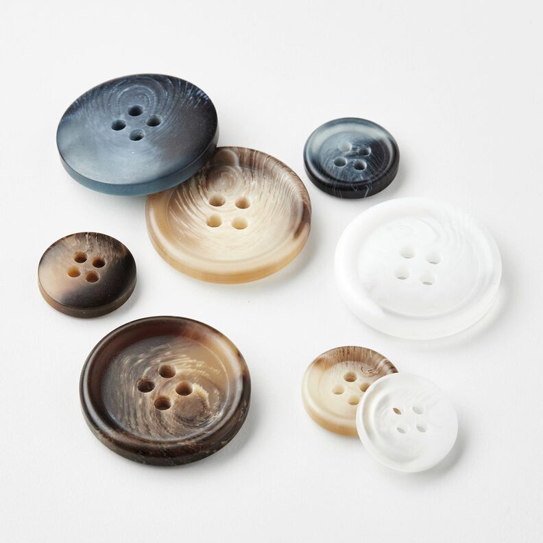 4-gats knoop rond [Ø 15 mm] – zwartbruin,  image number 4