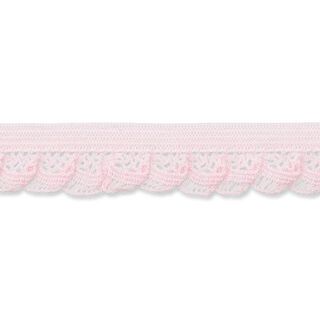 Elastische ruche [15 mm] – roze, 
