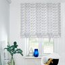 Decostof Half panama moderne diamanten – wit/blauw,  thumbnail number 5