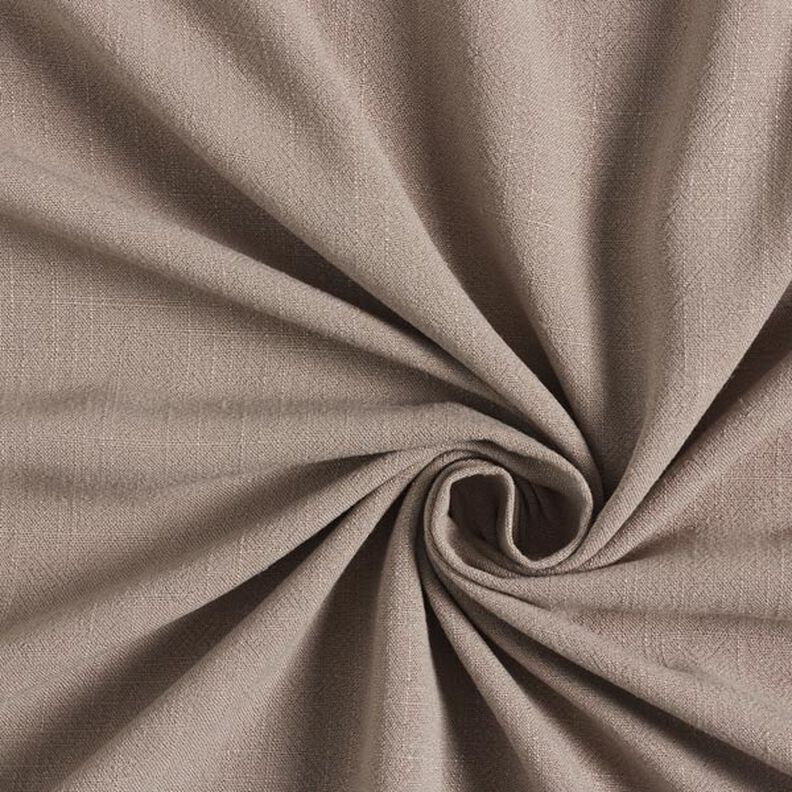 Viscose-linnen-stof – taupe,  image number 1