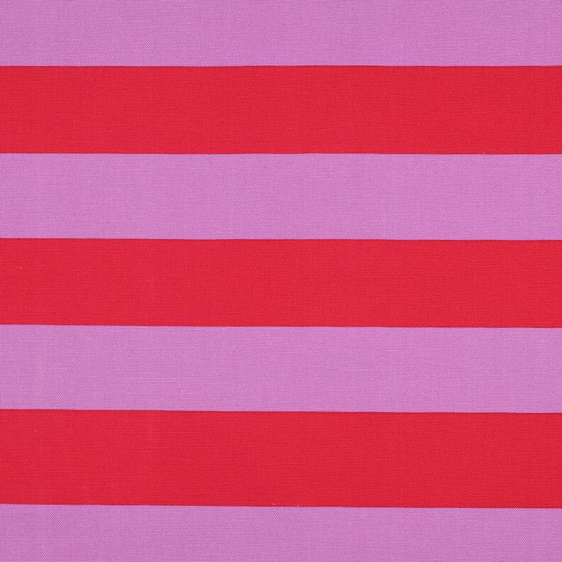 Decostof Canvas vrolijke strepen – pastelviolet/chili,  image number 1