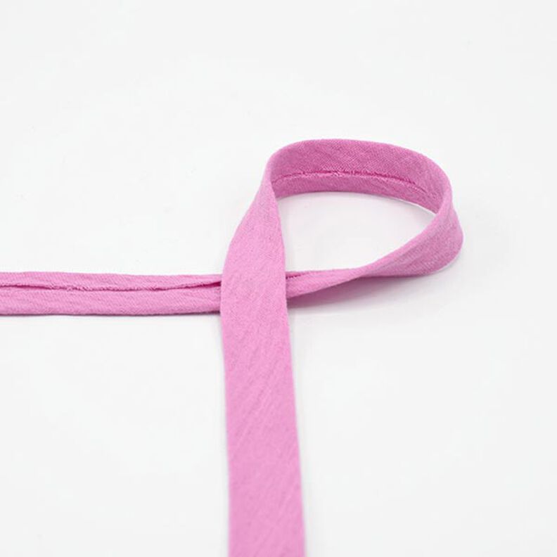 Biasband Mousseline [20 mm] – roze,  image number 1