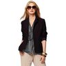 Bi-stretch gabardine – zwart,  thumbnail number 6