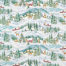 Decostof Gobelin Winterlandschap – ivoor/licht turkoois,  thumbnail number 1