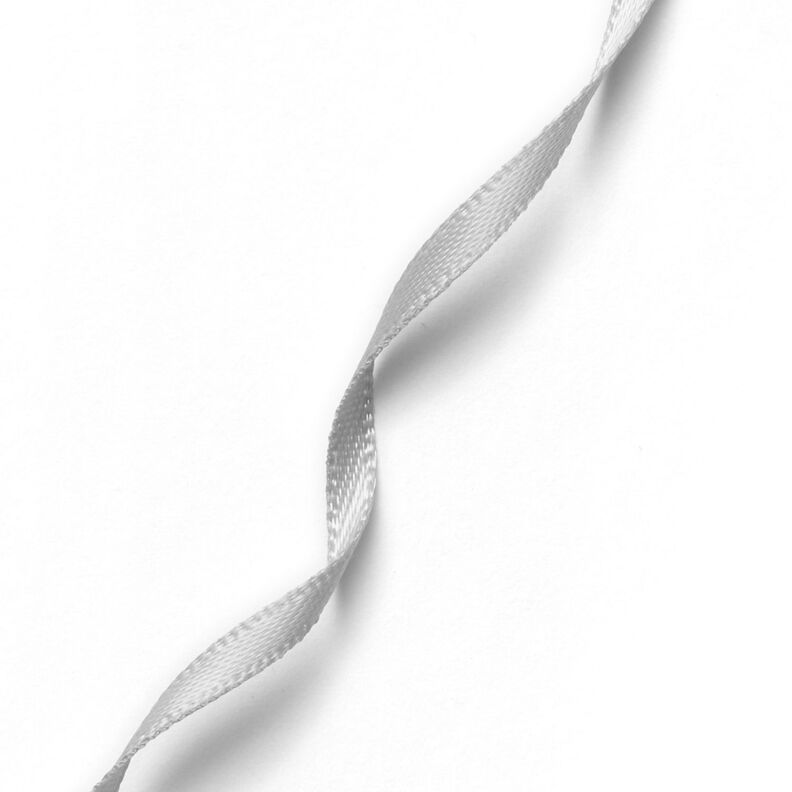 Satijnband [3 mm] – lichtgrijs,  image number 3