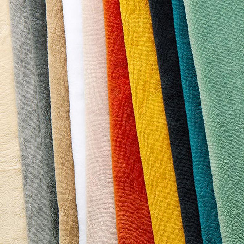 Knuffelzachte badstof Bamboe Effen – beige,  image number 4