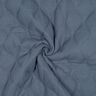 Doorgestikte stof Mousseline Golven – blauwgrijs,  thumbnail number 3