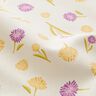 Decostof Half panama kleine lentebloemen – ecru/vanillegeel,  thumbnail number 2