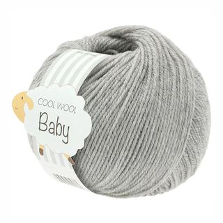 Cool Wool Baby, 50g | Lana Grossa – lichtgrijs, 