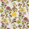 Decostof panama bloemenprint – nevelgrijs,  thumbnail number 1