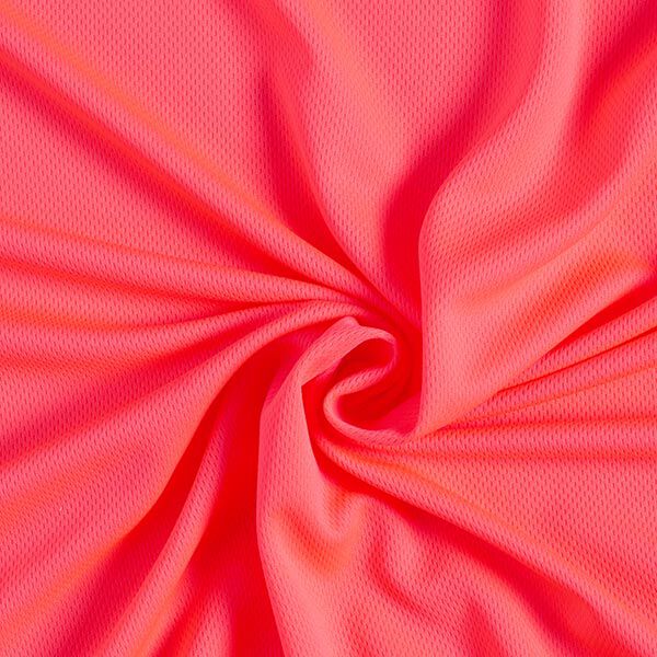 Lichtgewicht sport piqué jersey – neon pink, image number 1