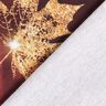 French Terry Gouden herfst | Glitzerpüppi – roodbruin/goud,  thumbnail number 4