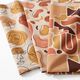 Decostof jacquard retro vormen gerecycled – donkerbruin/natuur,  thumbnail number 5
