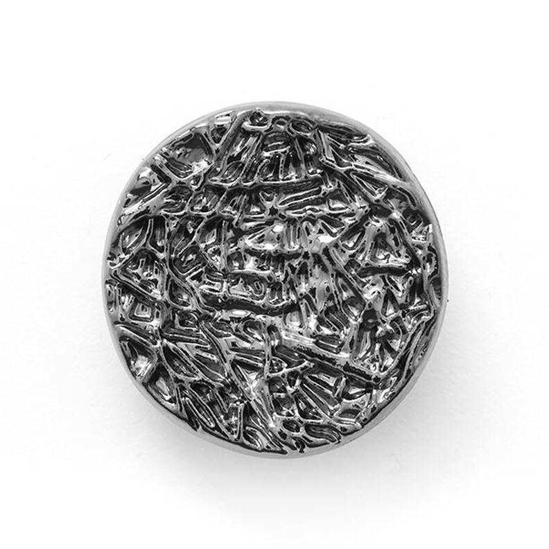 Metalen knoop meteoor  – zilver metalen,  image number 1