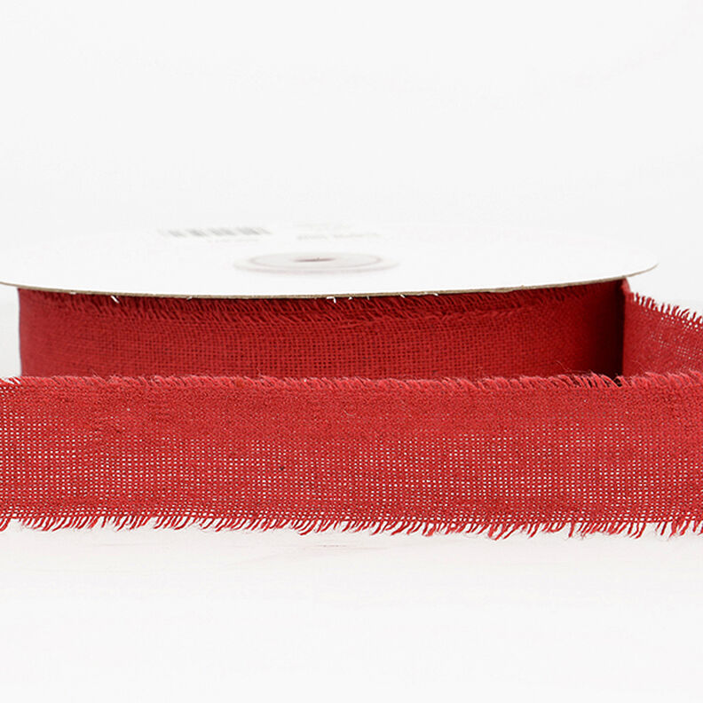 Vintageband – karmijnrood, image number 2