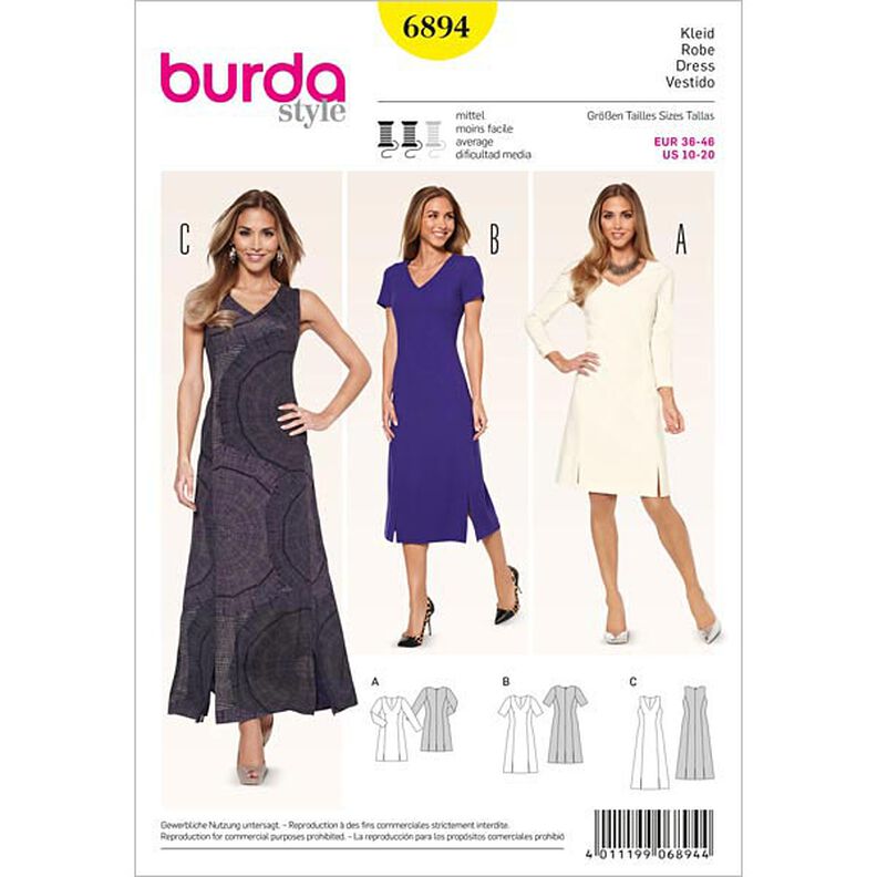 Jurk, Burda 6894,  image number 1