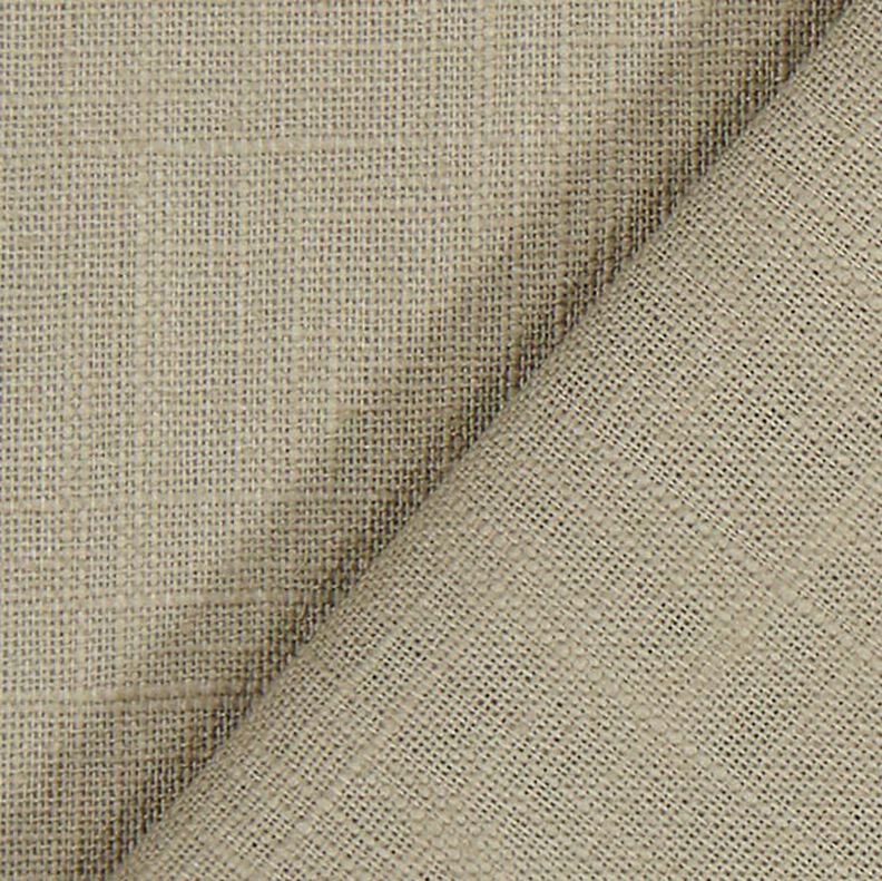 Linnen stof Ramee mix medium – licht taupe, image number 4