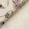Decostof Half panama Lentebloemen – natuur/roze,  thumbnail number 4