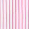 Katoenen stof onregelmatige strepen – pink/wit,  thumbnail number 1
