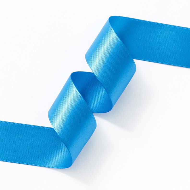 Satijnband [25 mm] – blauw,  image number 3