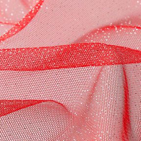 Glittertule royal – rood/zilver, 