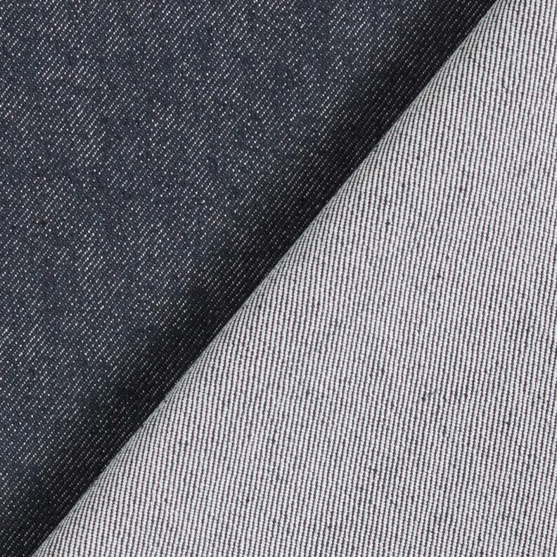 Stretch denim katoenmix medium – zwart blauw,  image number 3