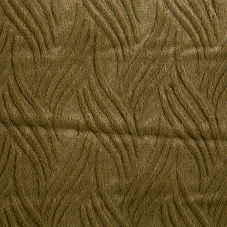 Nepbont golvende lijnen – kaki,  image number 1