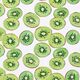 Katoenjersey Kiwi‘s – wit/appelgroen,  thumbnail number 1