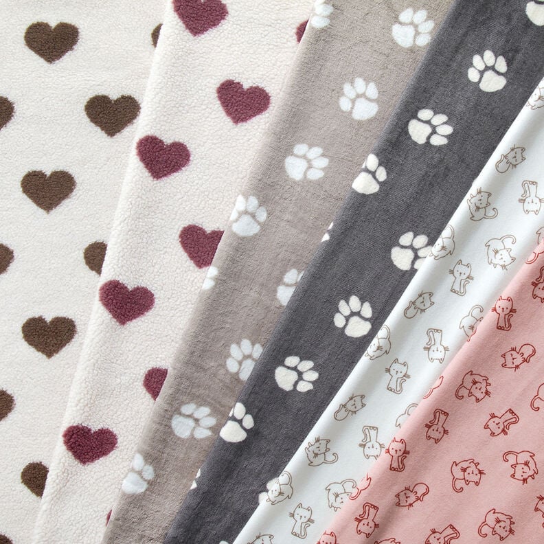 Gezellige fleece Dierenpoten | by Poppy – licht taupe/ivoor,  image number 5