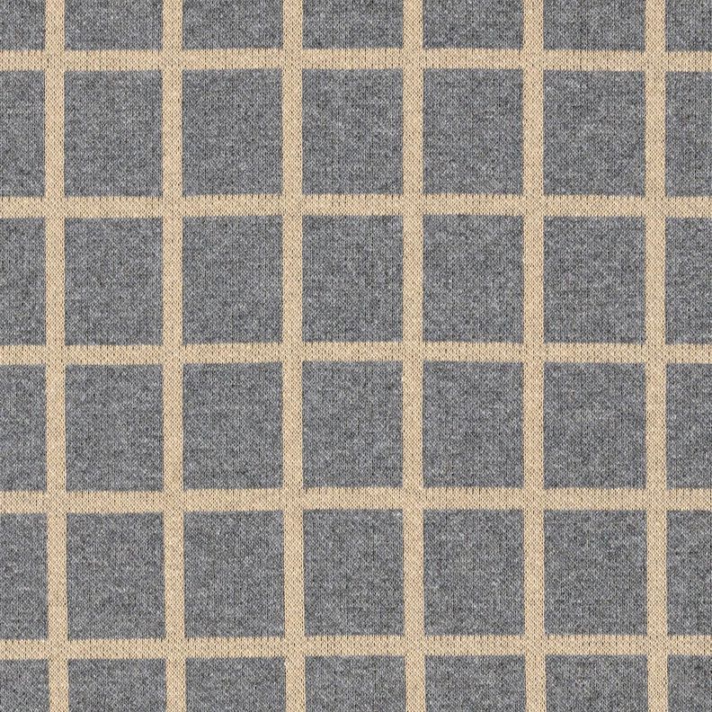 Romaniet jersey ruiten – grijs/beige,  image number 1