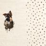 French Terry sommersweat Duitse herder Panel | Glitzerpüppi – lichtbeige,  thumbnail number 1