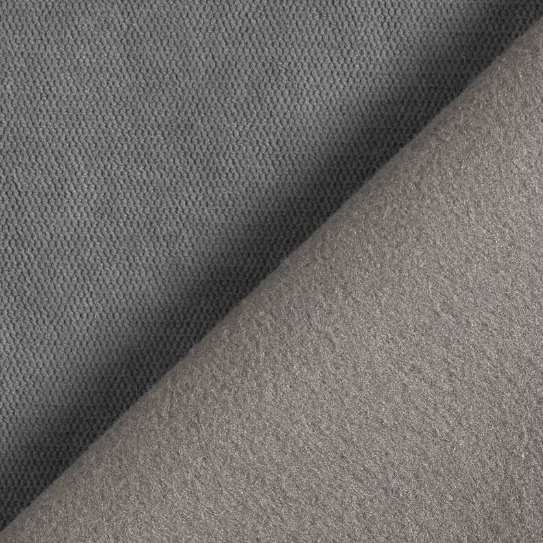 Thermische gordijnstof fijn geweven look – leigrijs,  image number 5
