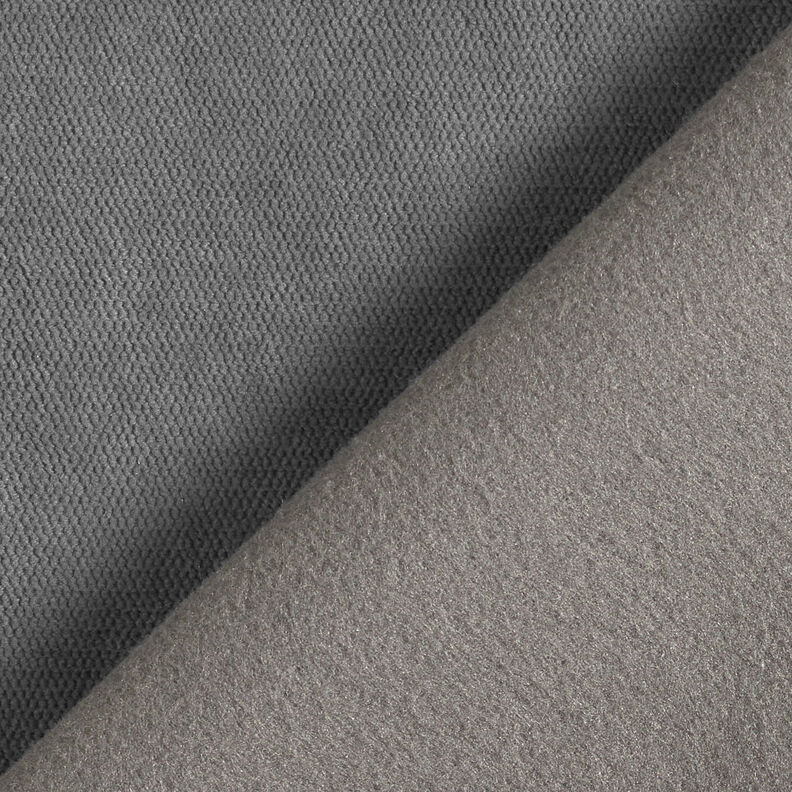 Thermische gordijnstof fijn geweven look – leigrijs, image number 5