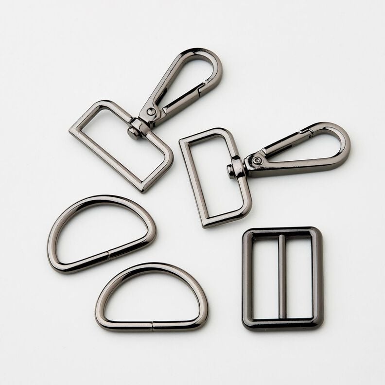 Tassen toebehoren Set [ 5-delig | 32 mm] &ndash; anthraciet,  image number 1