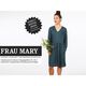 FRAU MARY - jurk met V-hals en rok met ruches, Studio Schnittreif  | XS -  XXL,  thumbnail number 1