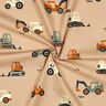 Katoenpopeline Graafmachines en tractoren | Poppy Fabrics – beige,  thumbnail number 3