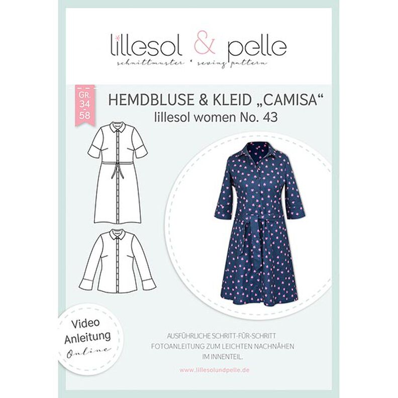 Overhemd en jurk Camisa | Lillesol & Pelle No. 43 | 34-58,  image number 1