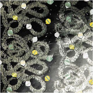 Cadeaupapier Boomversiering | Rico Design – zwart, 